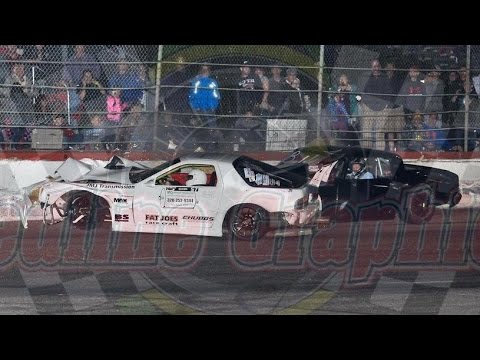 Spectator Drag Race Huge Crash!!