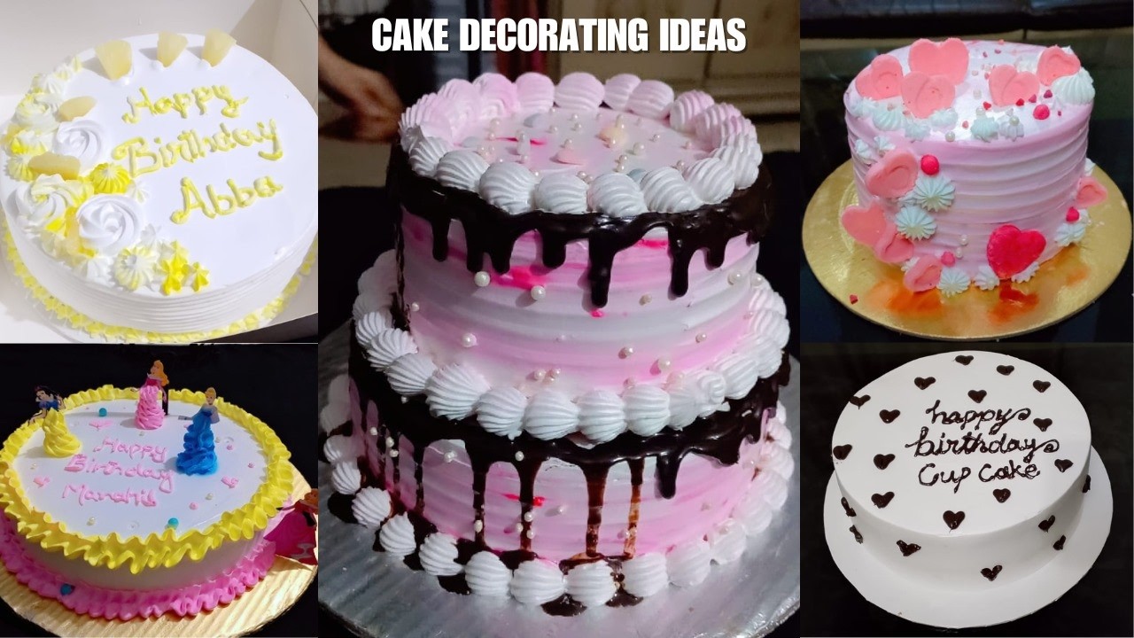 Cake Decorating ideas Cake Tutorial | Easy & Quick Designs | Decorating Hacks for Beginners