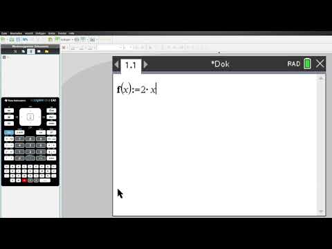 Funktionen definieren TI Nspire CX CAS