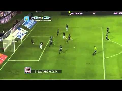 Gol Acosta Lanús 2   Boca 0 Primera División 2014 Fecha 18 FPT