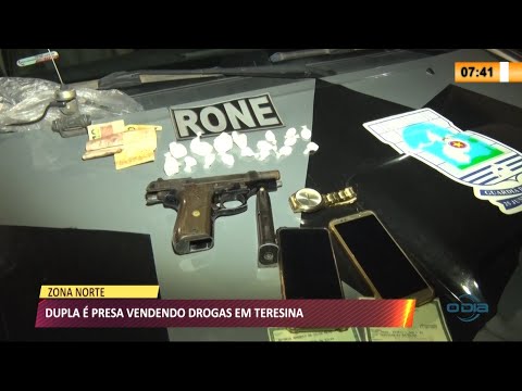 Adulto e adolescente são flagrados vendendo drogas na zona norte de Teresina 20 05 2021