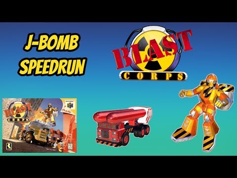 Blast Corps J-Bomb Speedrun(WR,23.1)