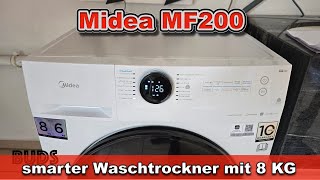 Midea MF200 Test – 8 kg smarte Waschmaschine mit Inverter-Motor, Dampf und Smarthome App