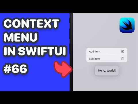 ContextMenu In SwiftUI (SwiftUI ContextMenu, ContextMenu SwiftUI)