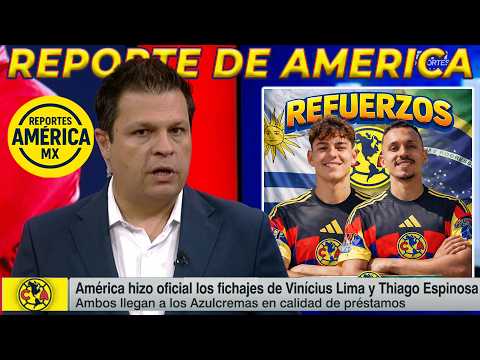 Reporte de América: Thiago Espinoza y Vinicius Lima LOS ÚLTIMOS Refuerzos |Jardine Piensa en OLIMPIA