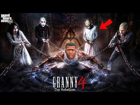 GTA V : Franklin Got Traped inside Horror GRANNY HOUSE ! in Telugu
