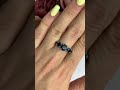 Серебряное кольцо с сапфиром 3.312ct