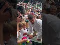 He asked Novak Djokovic for what? ?? #shorts