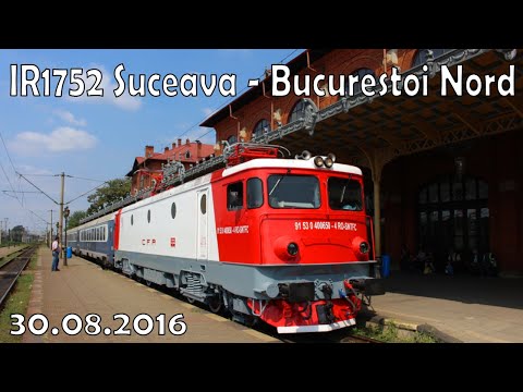 Cea mai buna locomotiva a depoului Suceava Nord cu IR1752 - 30.08.2016