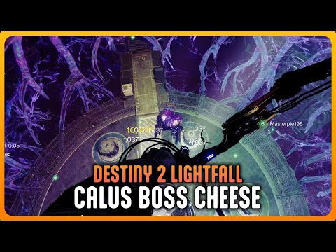 Destiny 2 Lightfall - Final Boss Cheese Easy (Calus Boss Fight)