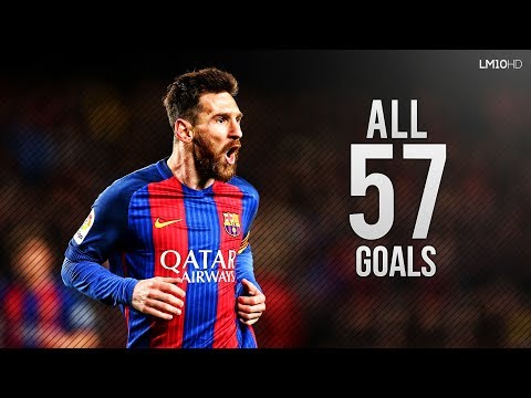 Lionel Messi ● All 57 Goals in 2016/2017 Season HD