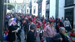 preview picture of video 'Cabalgata Anunciadora del Carnaval 2014 - Santa Cruz de La Palma'