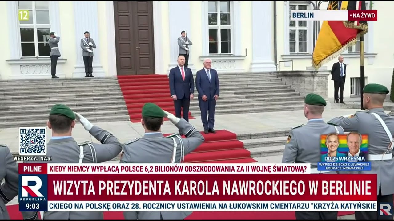 Wizyta prezydenta Karola Nawrockiego w Berlinie