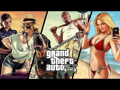 GTA 5 ONLINE ROUBANDO CARRO