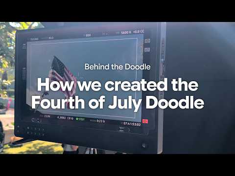 Video Thumbnail: How we created the Fourth of July Doodle | Behind the Doodle