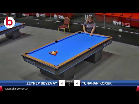 ZEYNEP BEYZA AY & TUNAHAN  KORUK Bilardo Maçı - 