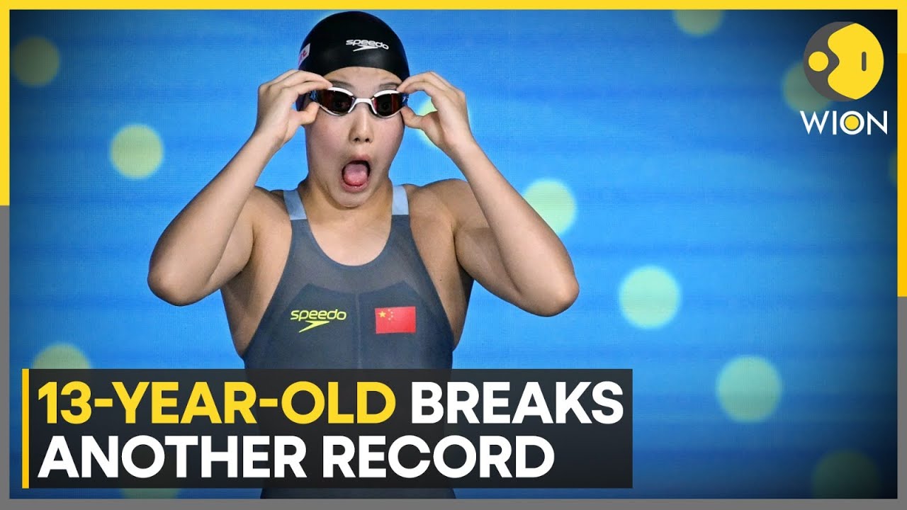 China's 13-Year-Old Yu Zidi Sets New Asian Mark in 200m Medley | WION Sports