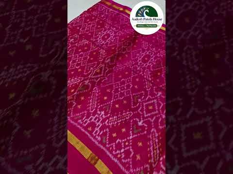 Gajari Manekchowk Single Ikat Silk Stole