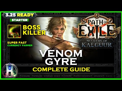 [PoE 3.25] LEAGUE STARTER - VENOM GYRE DEADEYE - PATH OF EXILE SETTLERS OF KALGUUR - POE BUILDS