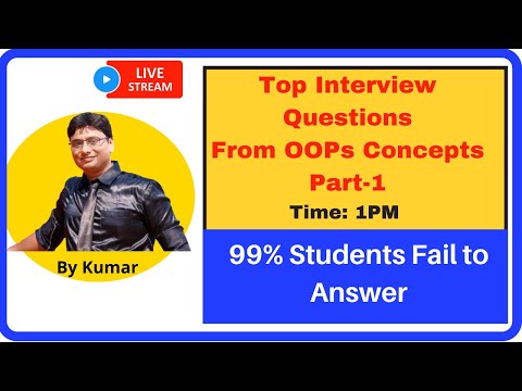 Java OOPs Concepts Interview Questions | Object Oriented Programming | Java Tutorial For Beginners