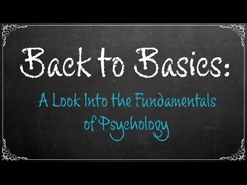 Back to Basics Volume 01: A Look Into the Fundamentals of Psychology