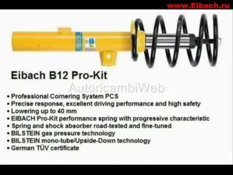 Molle Eibach Ammortizzatori Bilstein = KIT B12