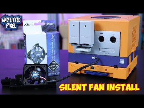 Nintendo GameCube Mods - Noise Blocker Silent Fan Install