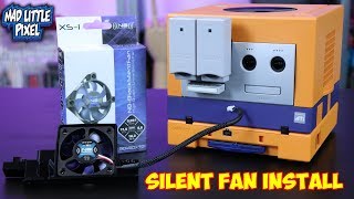 Nintendo GameCube Mods - Noise Blocker Silent Fan Install