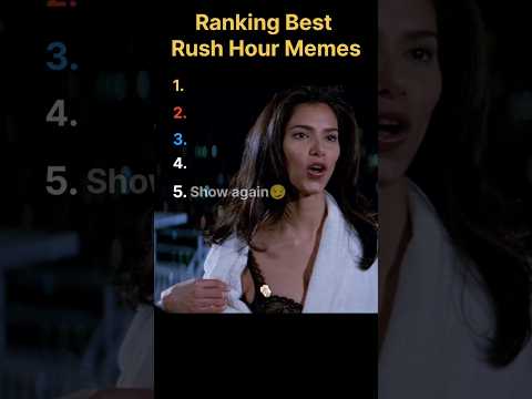Ranking the Best Rush Hour Memes #funny #funnymemes #memes