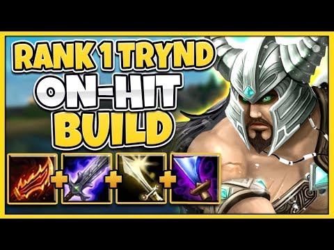 #1 TRYNDAMERE WORLD HIGHEST DAMAGE BUILD (5.0 ATTACK SPEED)  - League of Legends