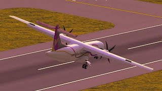 Turboprop Flight Simulator RL-72 Crash Landing - Short Film | TransBasic Airways Flight 80 | TAA
