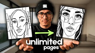 How I Generate Unlimited Coloring Pages Using Free AI (For Amazon & Etsy Books)
