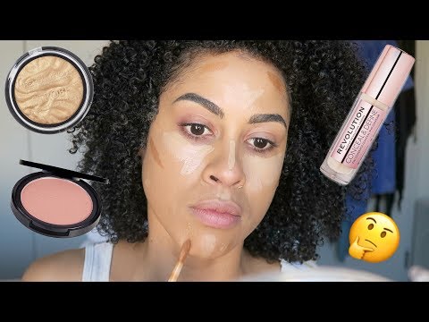 MAKEUP REVOLUTION CONCEAL + DEFINE AND MORE!!! | REVIEW + DEMO | kinkysweat