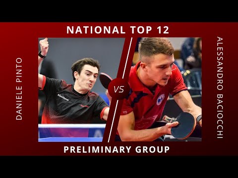 Pinto Daniele vs Baciocchi Alessandro | Italian Top 12 preliminary group