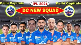 IPL 2021 Delhi Capitals Full Squad | DC Final Squad 2021 | DC Players list IPL 2021 |