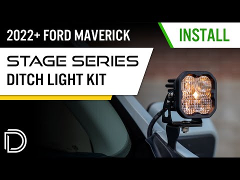 How To: Install 2022-2024 Ford Maverick Ditch Light Kit | Diode Dynamics