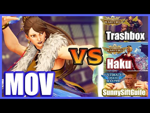 SFV CE 👊🏻 MOV (Chun Li) vs Trashbox (Birdie) & Haku (Falke) & SunnySiftGuile (Guile) FT2