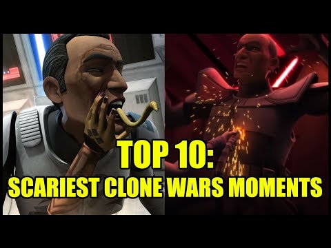 Top 10 SCARIEST Clone Wars Moments - Star Wars Top Tens