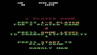 ATARI 5200 += HANGLY MAN =+ HACK GAME