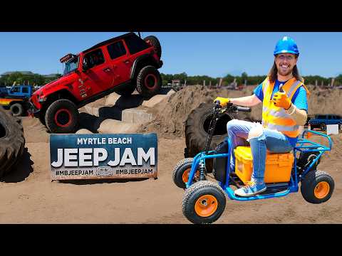 🚙💨Jeeps on the Beach! Muddy Jeeps with Handyman Hal