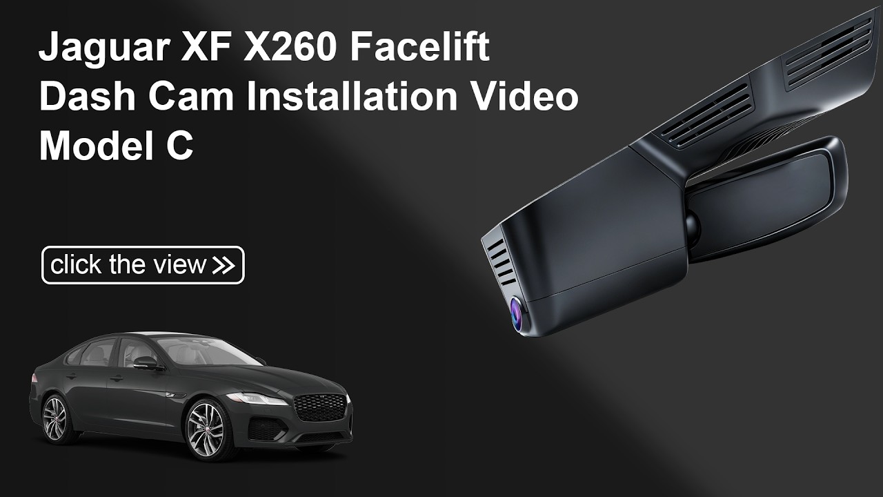  Jaguar XF X260 (2016–2021) Mangoal OEM Dash Cam Installation | Model C (011H)