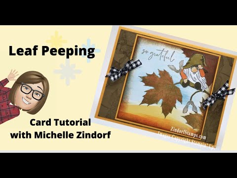 Leaf Peeping Card Tutorial with Michelle Zindorf