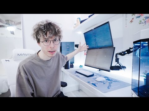 A Streamers DREAM Gaming Setup/Room Tour ($25,000)