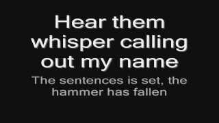 Sabaton -  The Hammer Has Fallen (lyrics) HD
