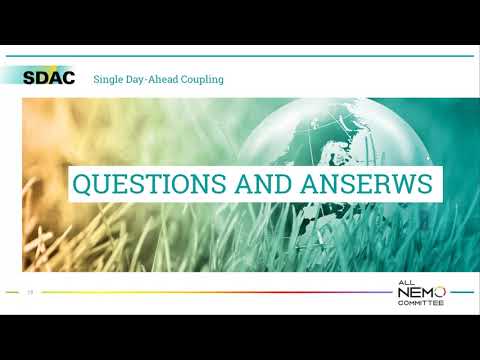 CACM Annual Report 2019 webinar -section 4: SDAC Questions and Answers