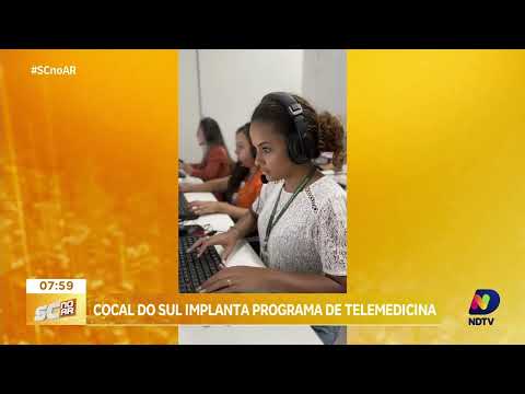 Programa de telessaúde inicia agendamento de consultas em Cocal do Sul