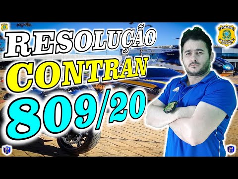 RESOLUÇÃO CONTRAN Nº 809 DE 2020 - LEITURA ESTRATÉGICA E ESQUEMATIZADA - PRF 2021