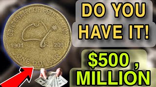 1901–2001 Australian One Dollar Coin | Queen Elizabeth II Centenary of Federation History & Value