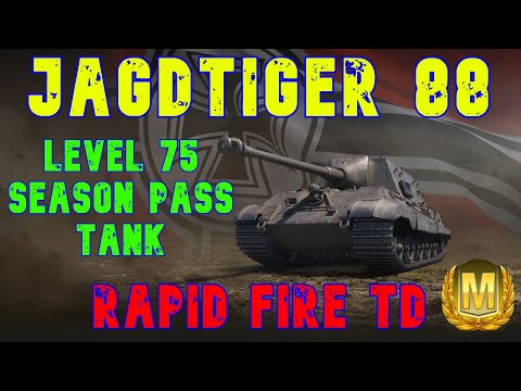 Jagdtiger 88 -Season Pass Tank-  Rapid Fire TD ll Wot Console - World of Tanks Console Modern Armour