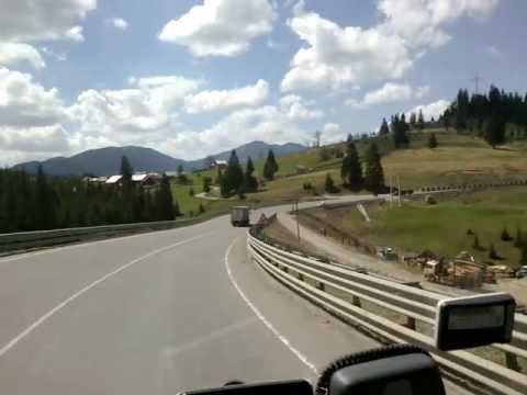 Road in Roman to Dej-Romania